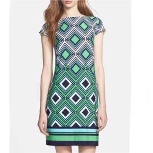 JESSICA HOWARD geometric shift dress